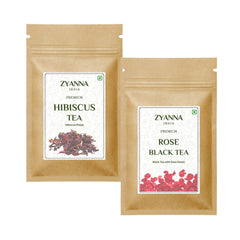 Rose Black Tea & Hibiscus Tea