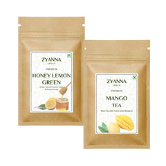 Honey Lemon Green Tea & Mango Green Tea