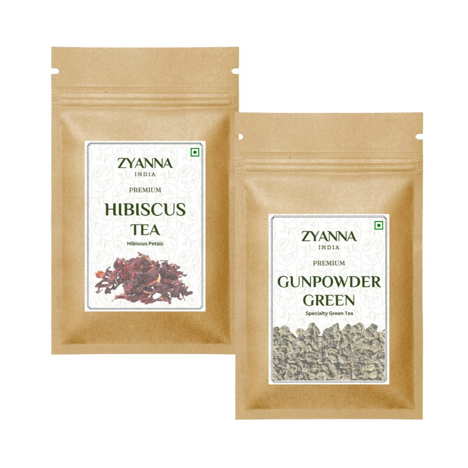 Hibiscus Tea & Gunpowder Green Tea