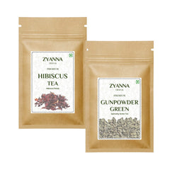 Hibiscus Tea & Gunpowder Green Tea