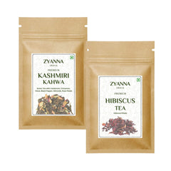 Kashmiri Kahwa Tea  & Hibiscus Tea