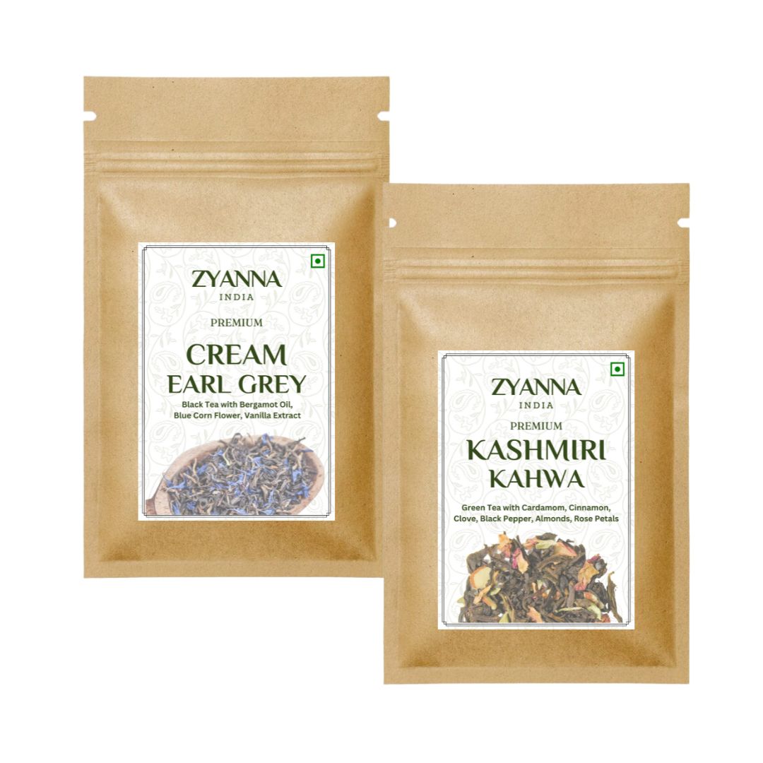 Kashmiri Kahwa Tea & Cream Earl Grey Tea