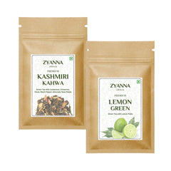 Kashmiri Kahwa & Lemon Green Tea