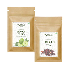 Lemon Green Tea & Hibiscus Tea