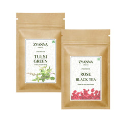 Tulsi Green Tea & Rose Black Tea